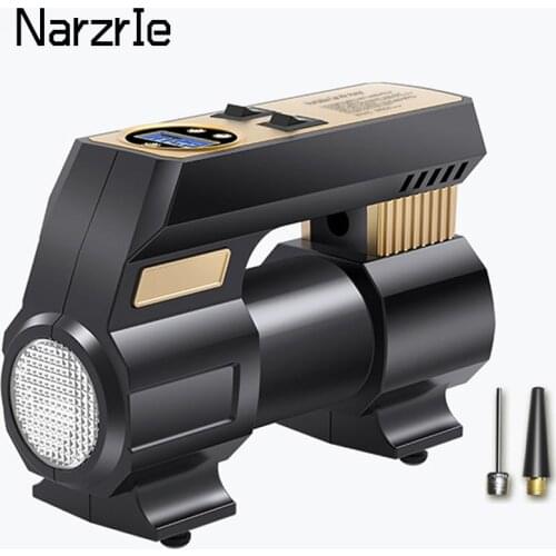 12V Portable Electric Car Air Pump Tire Inflator Pump Car Air Compressor Auto Tyre Pumb for Automobile Car Motorcycle Bicycle