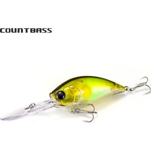 1pc, COUNTBASS 3D Deep Crank Baits Fishing Lures 70mm 21g Floating, Diving Depth 3.5-4.5m Wobbling Action Leurre HardBaits