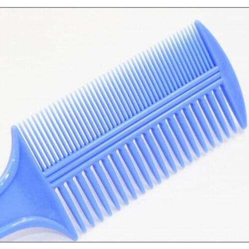 Good quality 21CM Two sides detangle hair comb plastic massage comb hair brush for hair care moulding hairdressing styling tool