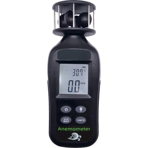 Handheld Wind Speed Meter Digital Airflow Velocity Gauge for Wind Speed Measure