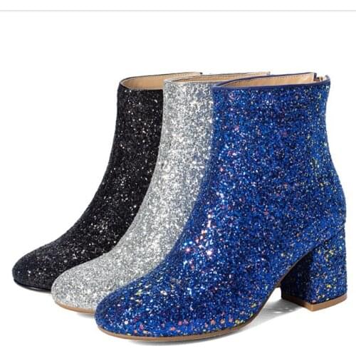 SHOFOO shoes,Beautiful fashion womens shoes, Gretel fabric, about 6.5 cm high heel womens boots,mid-calf womens boots