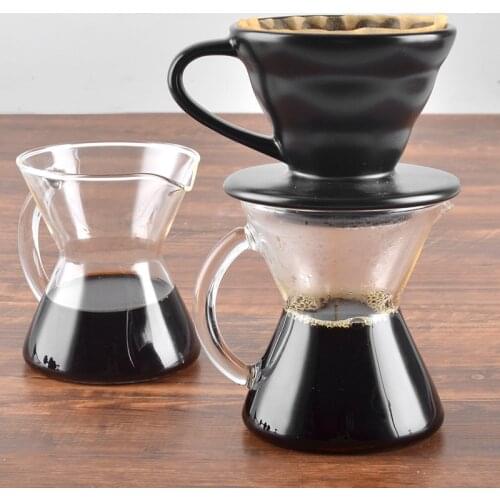 Glass Coffee Sharing Pot Home Hand Brewing Coffee Pot Hand Made Coffee Maker Ice Drip Coffee Pot Filter Cafe Tool For Barista