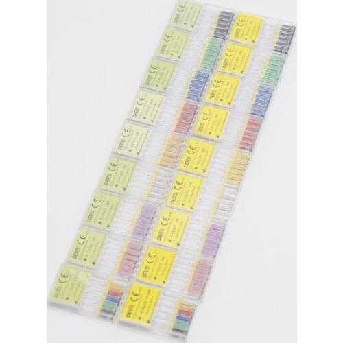 Dentist Tools 4Packs Endodontic Root Canal Dental H/K Files (Hand Use) Dental H/K-File 25mm #15-40 Hand Use Files