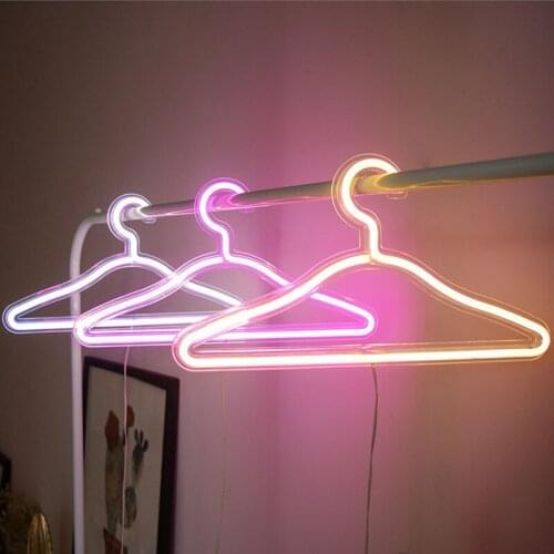 Led Neon Light Hangers Neon Lamp Hanger Shape Neon Sign for Home Decoration Party Wedding Xmas Wall Decor Atmosphere Lighting