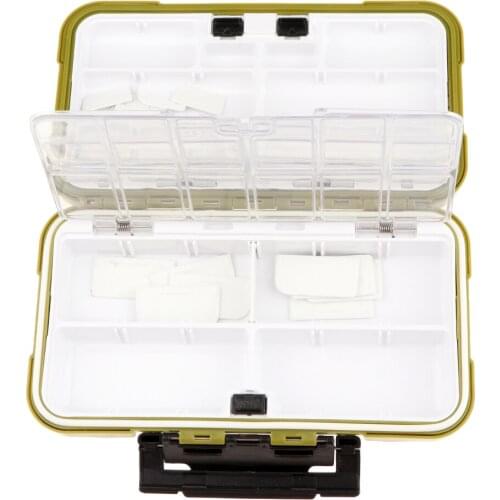 Premium Waterproof Plastic Fishing Hooks Lures Bait Tackle Storage Organizer Box Case - B Type