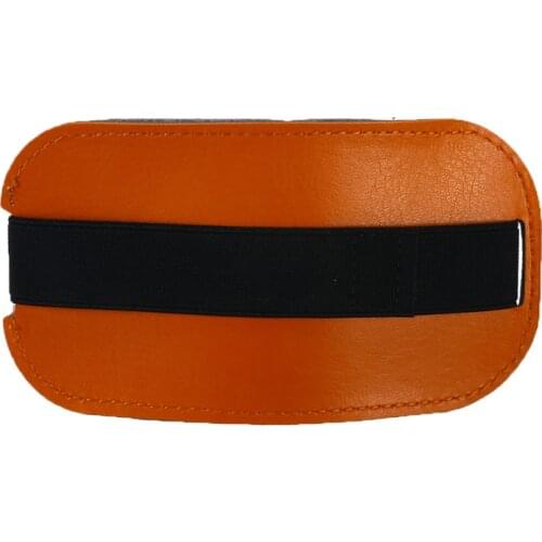 Orange PU Leather Felt Mouse Pouch Case Dust Cover Mice Case Storage Bag for Apple Magic 2 LA003 Mouse