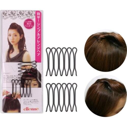 6packs/lot Black U Shaped Hair Pins Metal Hair Styling Clips Barrette Hair Care Styling Tools Mini Hairpin