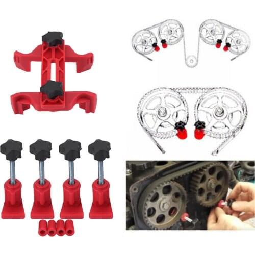 1 set Car Master Cam Clamp Kit Camshaft Crankshaft Sprocket Gear Cam Lock Cam Engine Timing Locking Fixed Tool Car Repair Tools