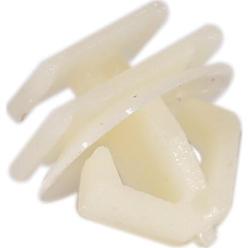 50Pcs White ABS Expert Door Moulding Clips Trim Panel Hole Clip Push Engine Cover Fasteners For Peugeot 106 206 306 307 806