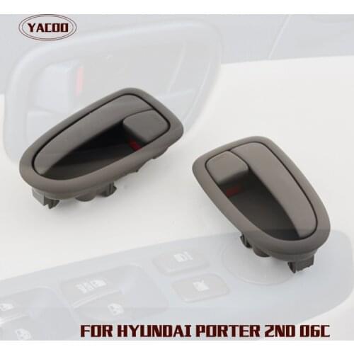 2 PCS A PAIR FREESHIPPING INNER DOOR HANDLE FOR HYUNDAI PORTER 06C OEM:82610-4F000 82620-4F000