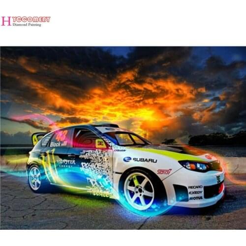 5D Diamond Painting Sports car pattern Full round Drill Pasted Cross-Stitch Home Decorative Mosaic Pictures Diamond embroidery