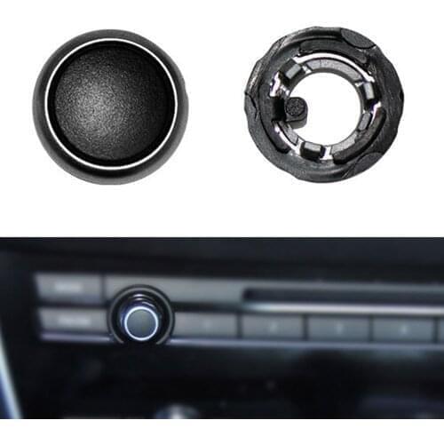 15*15mm Car Switch Button For BMW F10 F18 F07 F02 F15 7 Series 5 Series Radio Switch Volume Knob CD Machine Switch Button