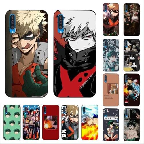 YNDFCNB Anime My Hero Boku no Hero Academia deku and bakugou Phone Case for Samsung A30s 51 5 71 70 40 10 20 s 31 A7 A8 2018