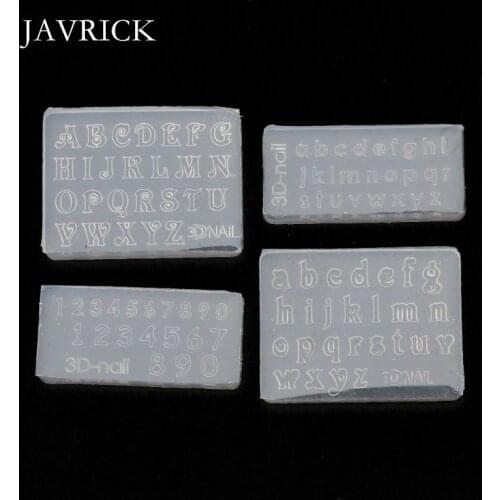 Numbers Letters Pendant Resin Silicone Mold Jewelry Making Tools Nail Art Craft Tool DIY Pendant Accessories Jewelry Making Tool