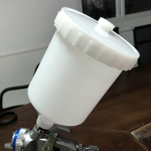 DEWABISS 600ML spray Paint gun Pot pvc M16*1.5 Inner tooth universal pot Airbrush airless Cup Pot Pneumatic Tool Accessories