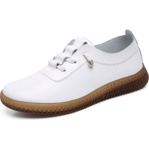 Classic White Sneakers Women Casual Shoes Fashion Female Summer Lace-Up Flat Trainers Zapatillas Mujer Vulcanize Shoes