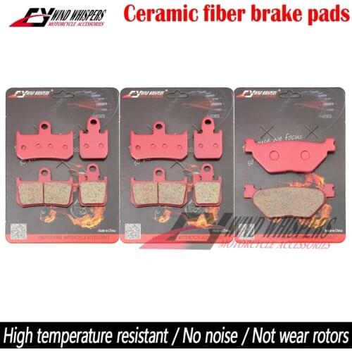 Motorcycle Ceramic Front Rear Brake Pads For Yamaha XV 1700 XV1700 V-Max 2009-2017