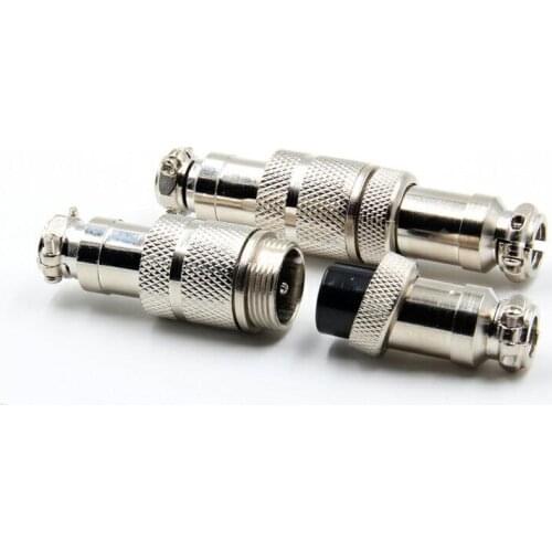 10pair GX16 2P 3P 4P 5P 6P 7P 8P 9P 16mm Male & Female Butt joint Connector kit GX16 Socket+Plug,RS765 Aviation plug interface