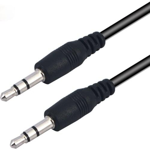 M/M 3.5mm Jack Aux Cable 3.5 mm To 3.5mm Plug Audio Cable Male To Male Car Aux Extension Cord For Iphone Xiaomi Digital Cables