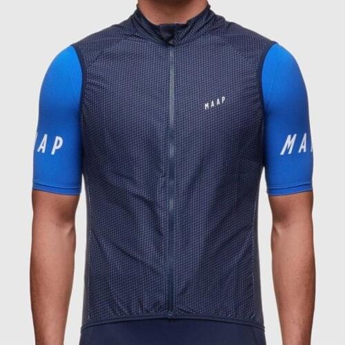MAAP Windproof Vest Men Cycling Jersey Ropa Ciclismo Lightweight Breathable Mesh MTB Cycling Vest Bike Jacket Hombre Bicycle Kit