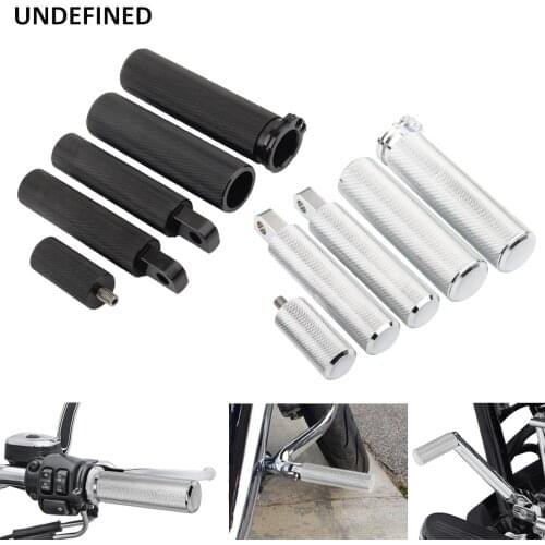 Black Hand Grips Foot Pegs Shifter Peg For Harley Dyna Touring Softail Sportster XL1200C 883 XL Electra Glide Blackline Bad Boy