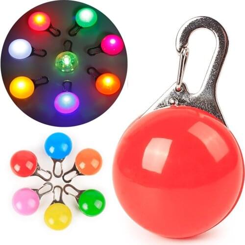 Night Pet Puppy Waterproof Illuminated Collar LED Collar Light Dog Cat Safety Night Walking Lights Pet Dog Flashing Pendants