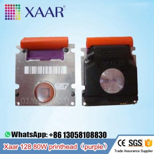 Original new xaar 128 printhead 80pl 80W 200dpi print head in purple color for DGI Wit-color Myjet Liyu Infinity printer parts