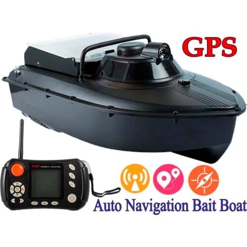 PDDHKK RC Fishing Bait Boat 300m Remote Control 2.4G GPS Auto Navigation Bait Boat with Automatic lifting Feeding Barn Fishing