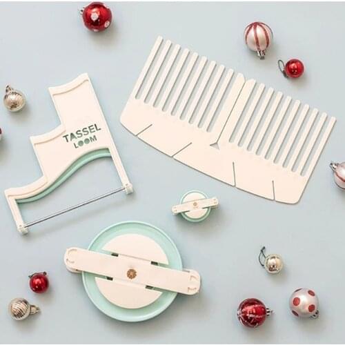 DIY Pladtic Bow Making Tool Comb Shape Authoring Tool Christmas Hair Decoration can CSV
