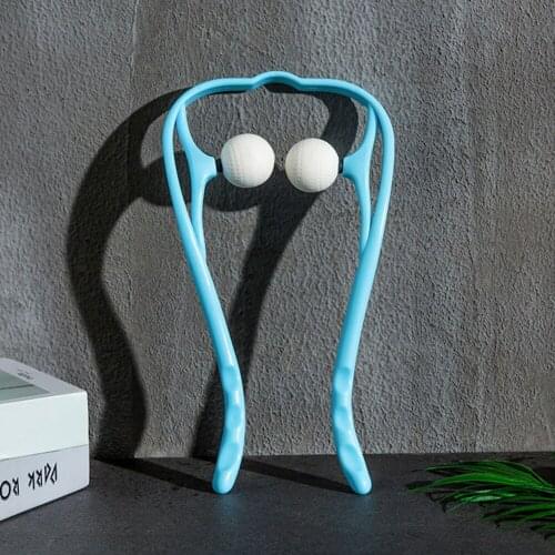 Pressure Relieve Hand Roller Massage Hand Roller Massage Neck Shoulder Dual Trigger Point Self Massager Health Care