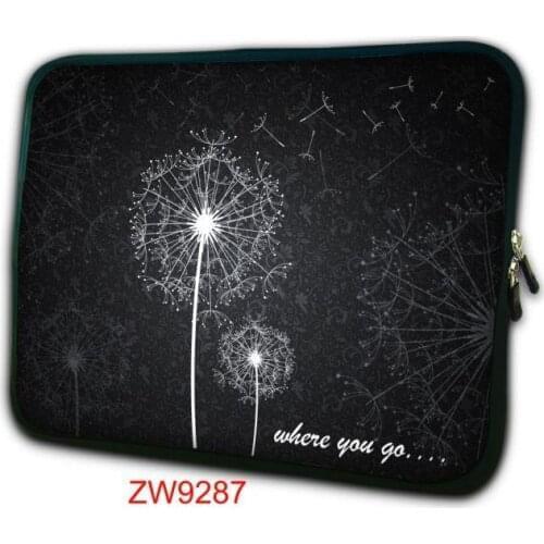 Gray Dandelion Laptop Sleeve Bag Tablet Cover for Macbook Air Pro 11 13 14 15 15.6 Retina Case for Xiaomi HP Dell Computer PC