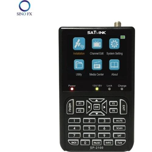 SATLINK SP-2100 DVB-S2 satellite finder meter MPEG2 MPEG4
