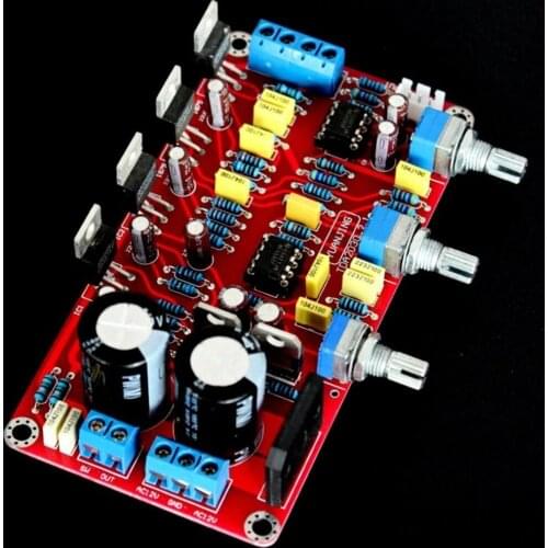 LM1875 NE5532 IC 2.1 Channel 50W HIFI Audio Subwoofer Amplifier Assembled Board YJ00186