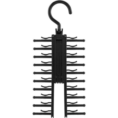 Rotating Adjustable 360 Degree Rotating Storage Rack Tie Rack Belt Scarf Neckties Hanger Organizer Multifunctional