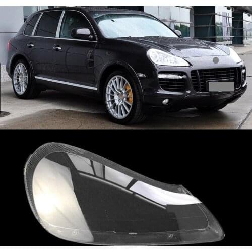 Lofty Richy For Porsche Cayenne 2008-2010 Front Headlamp Lampshade Headlight Waterproof Bright Head Lamp Shade light Shell Cover