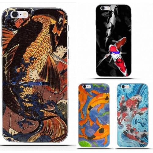 Wexoeq Soft Design Phone Koi Fish Japanese Art For Samsung Galaxy A3 A5 A7 J1 J2 J3 J5 J7 2015 2016 2017