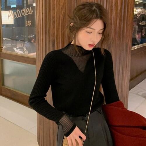 ASM ANNA white tea ~ holiday two pieces of the fog yarn yarn sleeve knit western style sweater female on the New Year