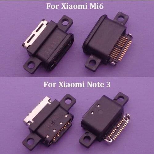 10pcs/lot Mini micro USB Jack Connector Socket plug dock 5pin female parts For Xiaomi Note 3 Note3 6 mi6 mi 6 Charging Port