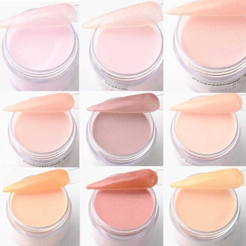 1oz 28g Arcylic Nail System Powder Nude Color 2 In 1 PINK Powder Mica Pigment Nail Acrylic 3D Acrylic Dipping Powder CFA25-ER
