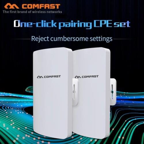 2pc 3KM Stable Trsnsmission Rate 5Ghz WIFI Repeater 2 Extender 300Mbps Amplifier Wireless bridge CPE Wi-fi Antenna Nanostation