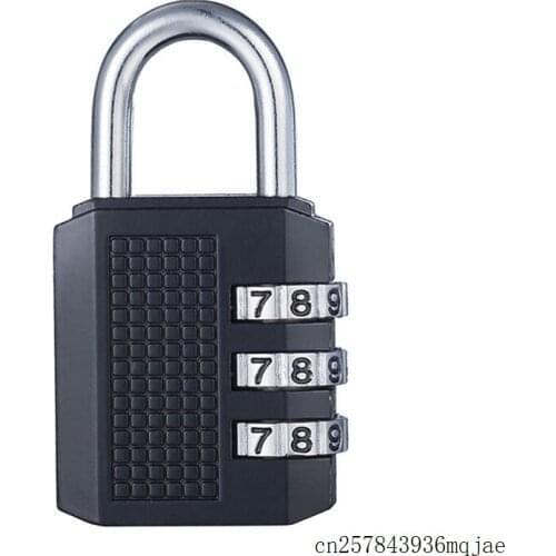 50pcs 4 Digit Password Lock Number Combination Security Locks for Suitcase Coded Lock Luggage Cabinet Padlock