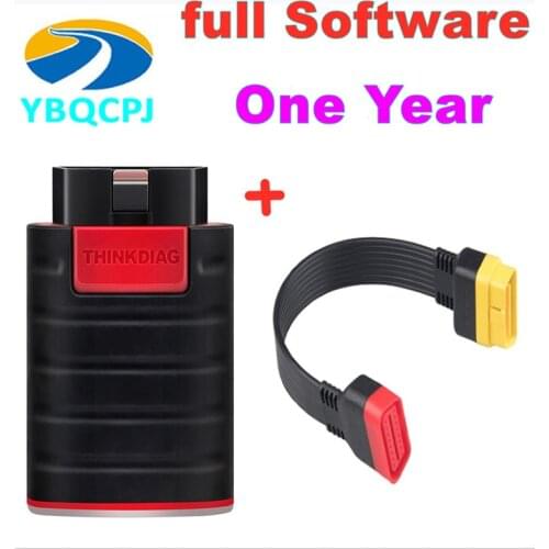 THINKCAR Thinkdiag ( Full Software 1 Year Free Update) Full System OBD2 Diagnostic Tool Powerful than for Easydiag Golo 2 3