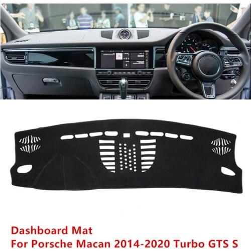 For Porsche Macan 2014-2020 Turbo GTS S Anti-Slip Mat Sunshade Dashmat Protect Carpet Dashboard Cover Pad Accessories