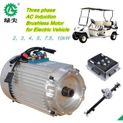 AC motor 36V 48V 60V 72V 2KW driving kits for electric tricycle electric golf car electric car