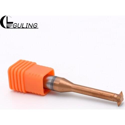 GULING 55 Degree single flute tungsten carbide thread end mills CNC thread milling cutter HRC 65