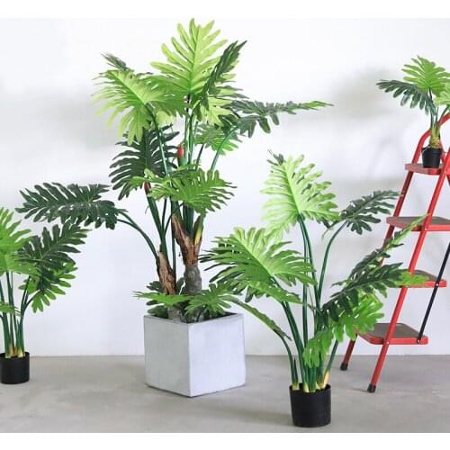 70 cm real silk artificial tree plant tropical false tree plant family garden decoration