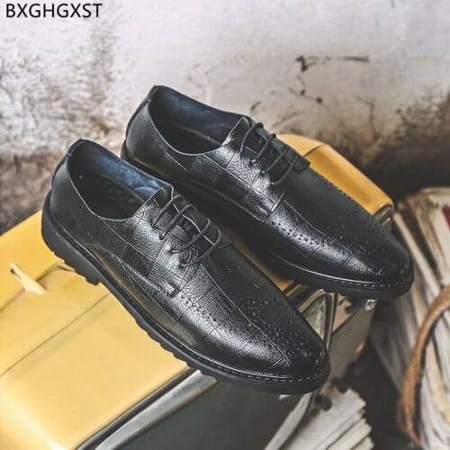 Italian Dress Shoes Mens Fashion Black Men Wedding Shoes 2021 Brown Office Shoes for Man Chaussure De Homme Zapatos De Hombre