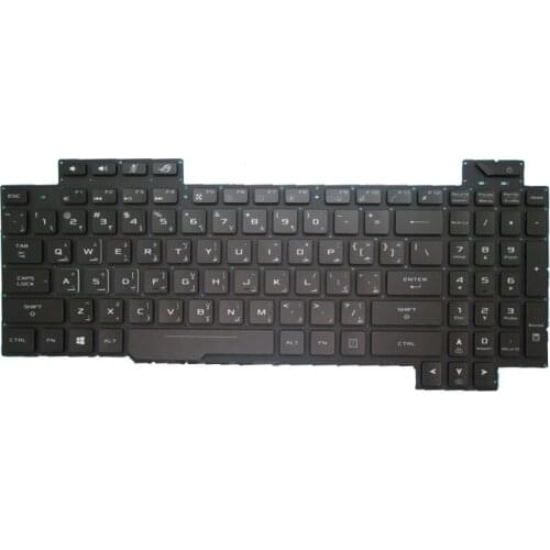 Laptop Keyboard For ASUS S7B S7BM S7BS Black Without Frame With Backlight Arabia AR