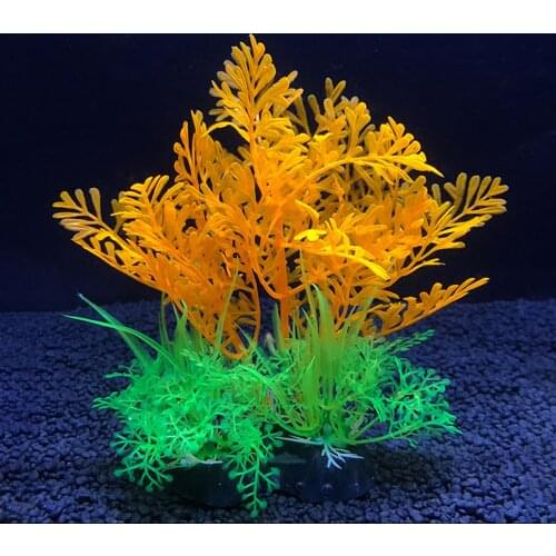 Legendog Artificial Fish Tank Grass Decorative Grass Aquarium Plant for Home Decor Aquarium Simulation Underwater Plant