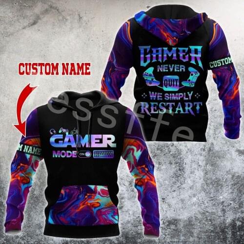 Tessffel Fashion ESports Gamers 3D Printed Men/Women Sweatshirt Harajuku Zipper Hoodie Casual Unisex Jacket Pullover Style-G4